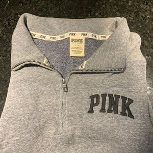 Ladies Size L PINK 1/4 zip
